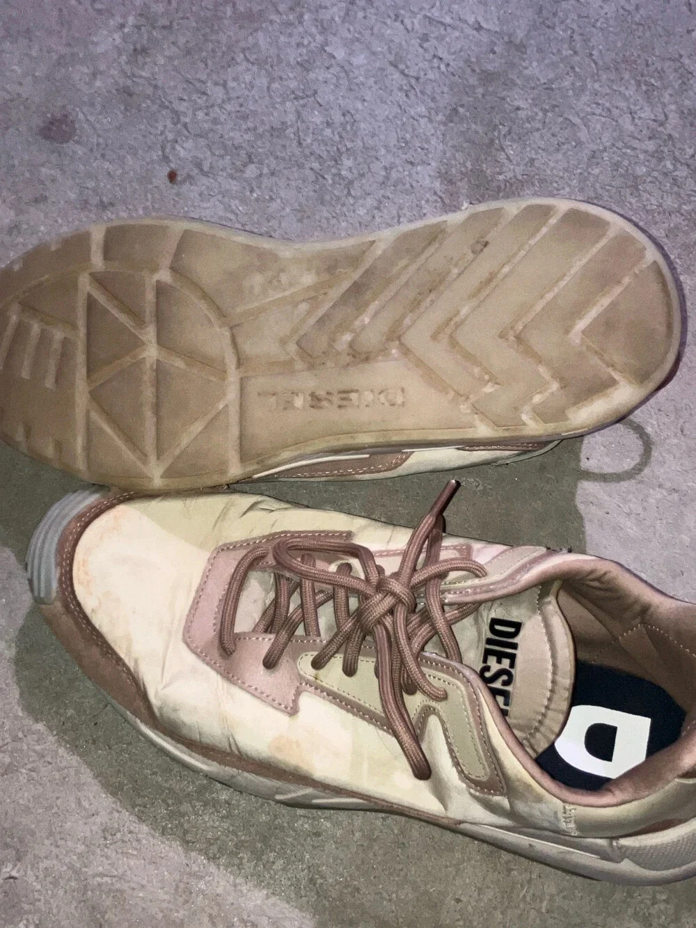 Diesel Serendipity S Sneakers Tan Sz 45